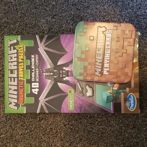 Minecraft Magnetic Puzzle & Playing Cards